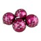 Northlight Set of 4 Pink Glass Ball Christmas Ornaments 3.25-Inch (80mm)